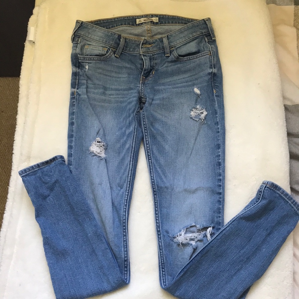 Destroyed skinny jeans!